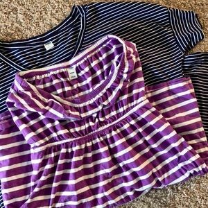 Old Navy striped dresses bundle - size medium